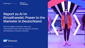 Report zu AI im Einzelhandel: Power to the Marketer in Deutschland