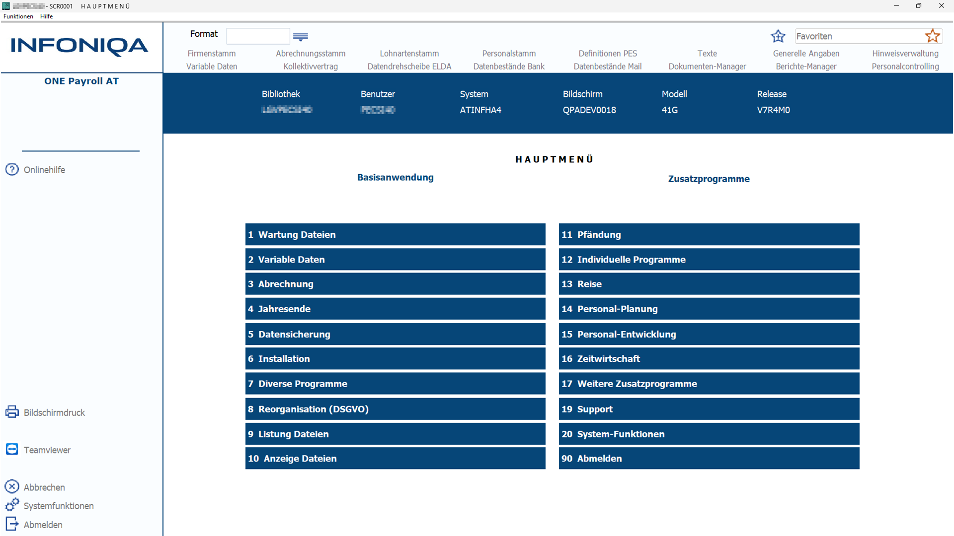 Infoniqa Payroll Screenshot #0