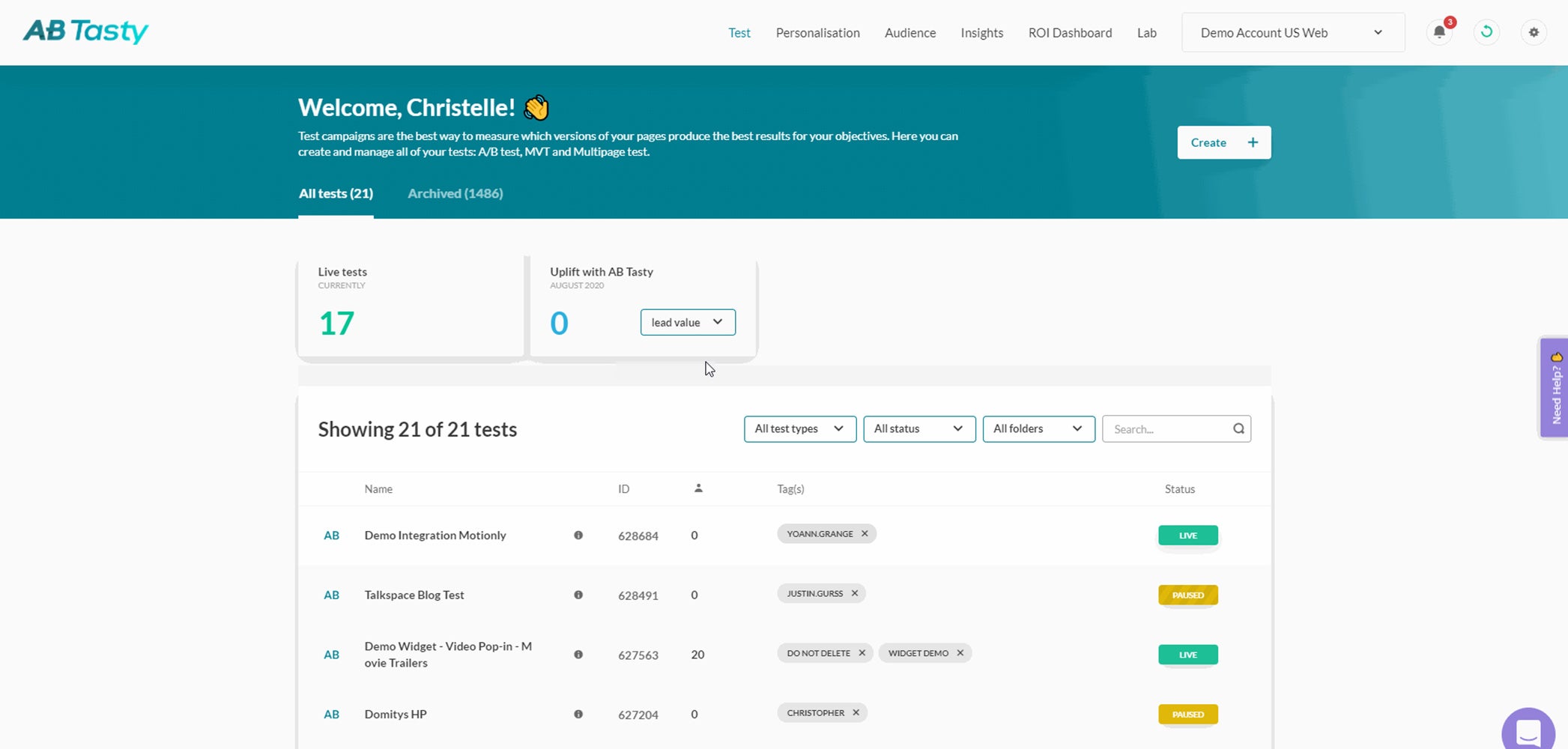 AB Tasty Screenshot #0