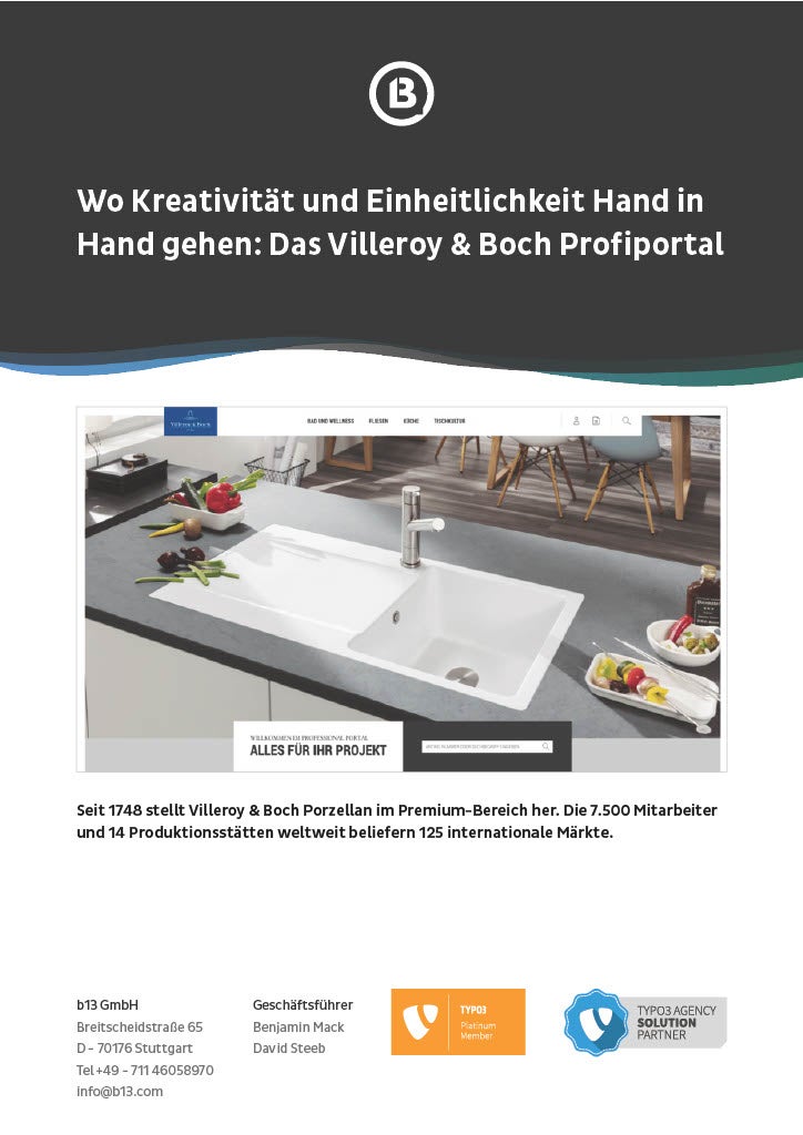 Case Study Villeroy & Boch