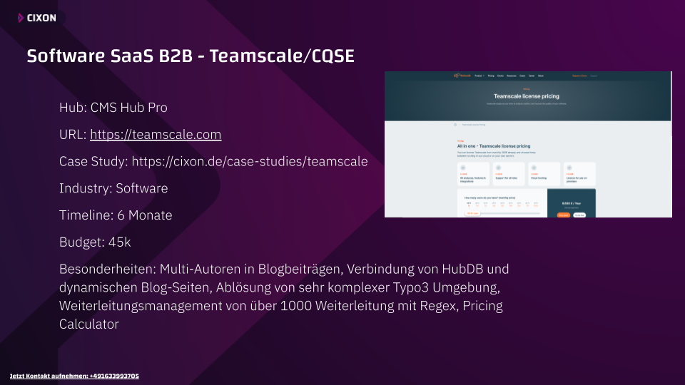 CIXON Projects & Portfolio Screenshot #1