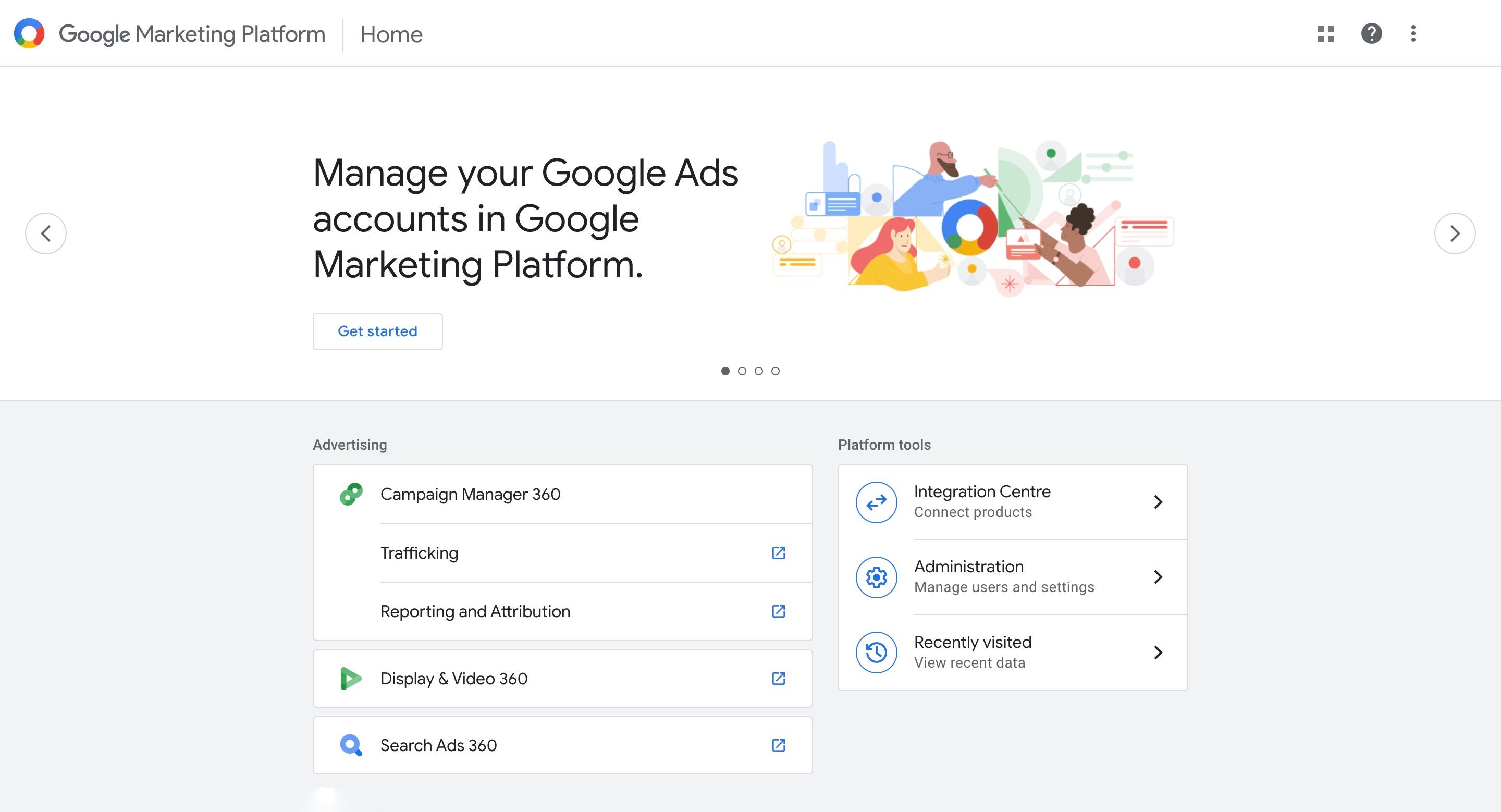 Google Marketing Platform Screenshot #0