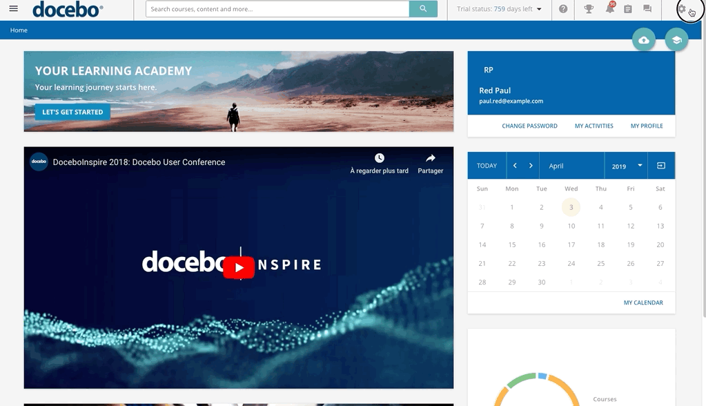 Docebo Screenshot
