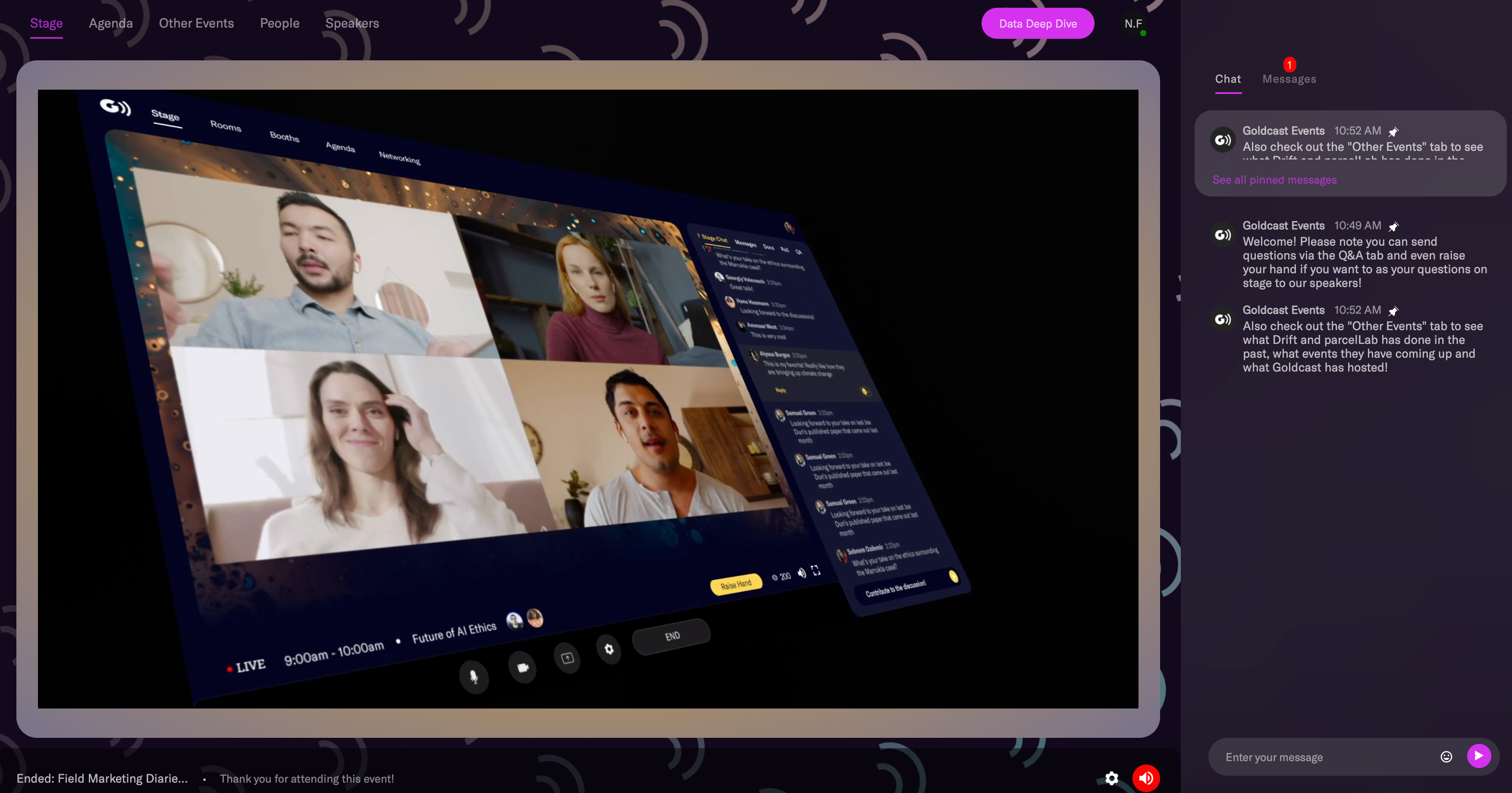 Goldcast Screenshot #0