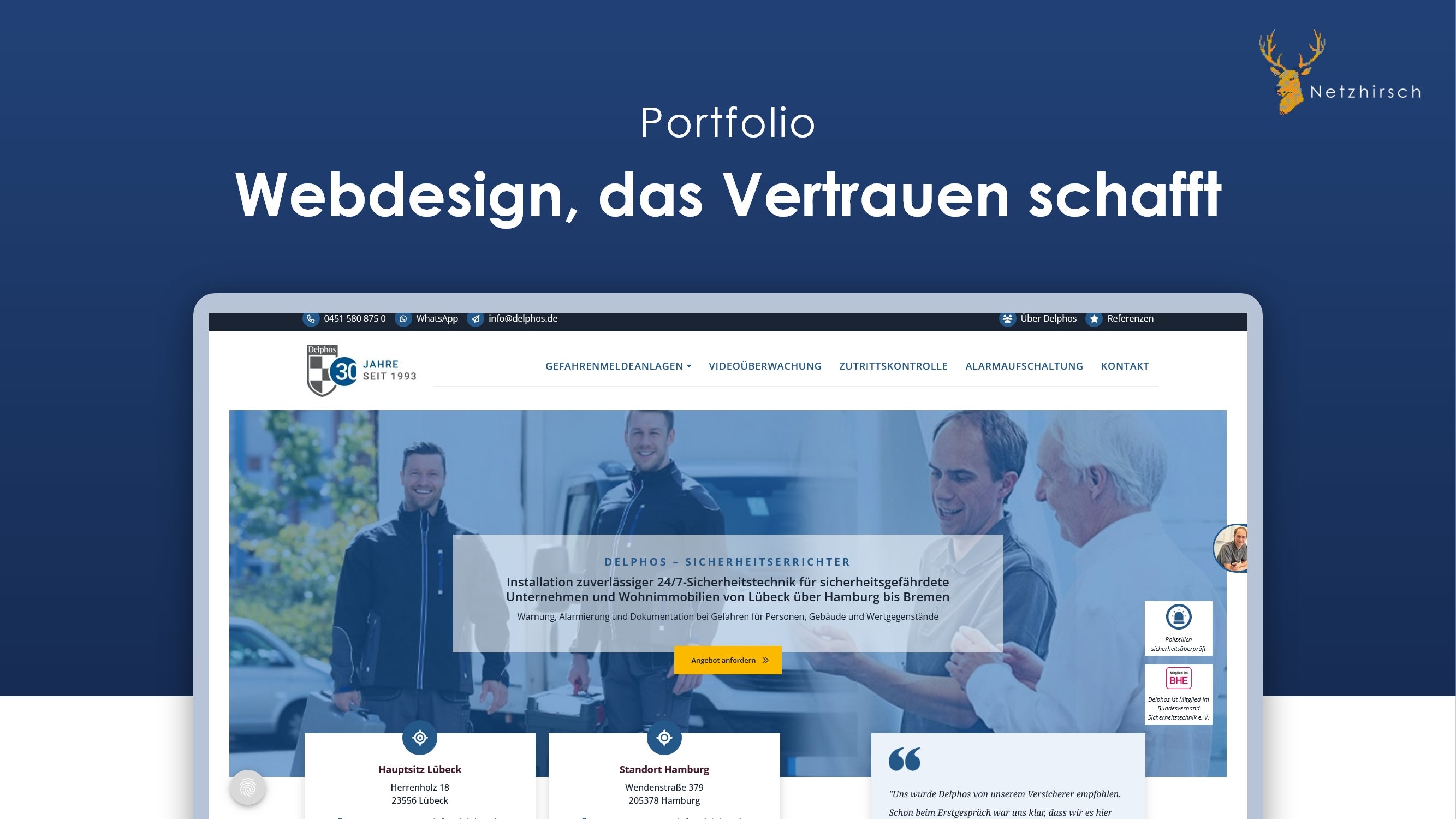 Netzhirsch Projects & Portfolio Screenshot #2