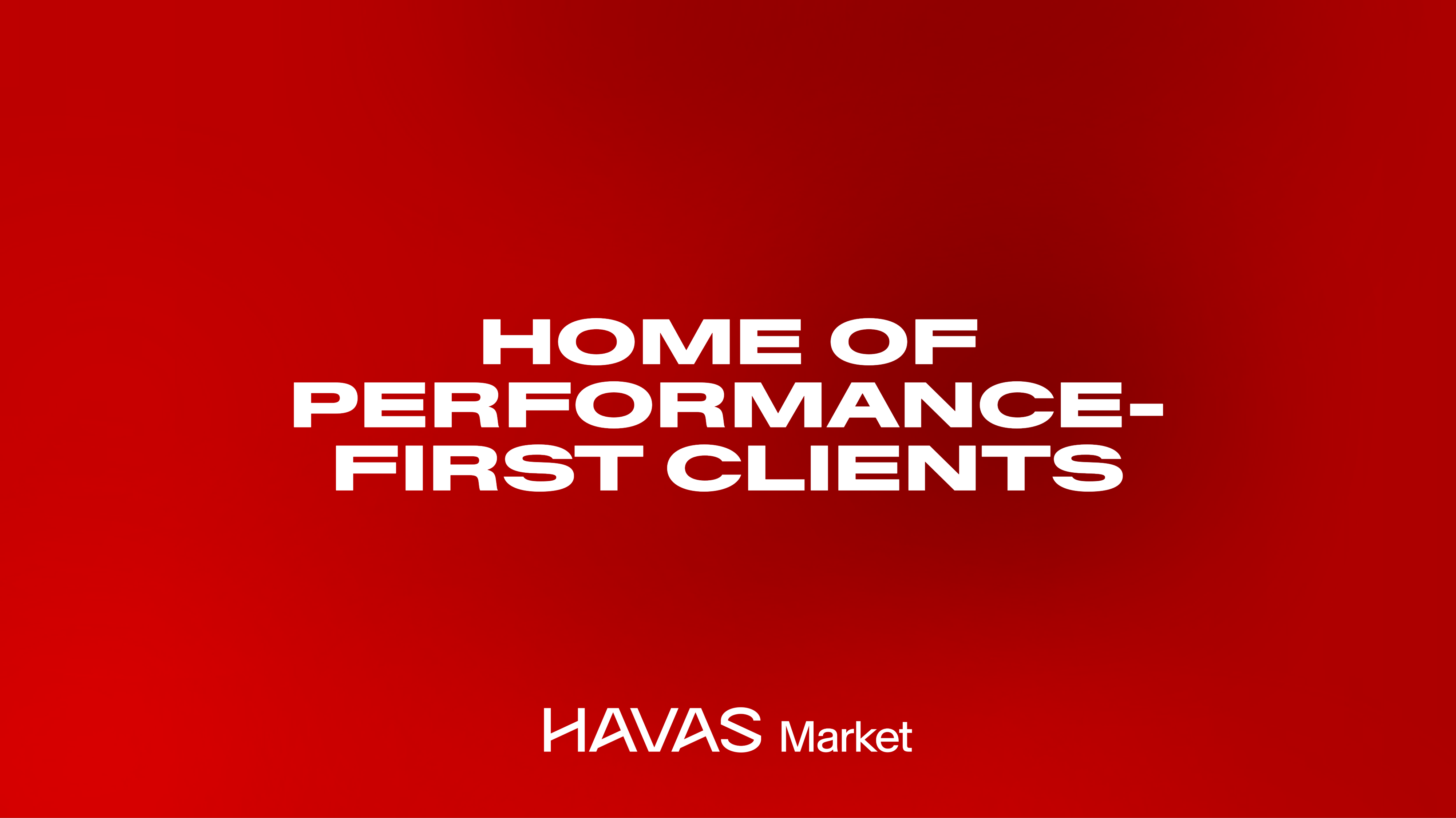 HAVAS Market Projects & Portfolio Screenshot #0