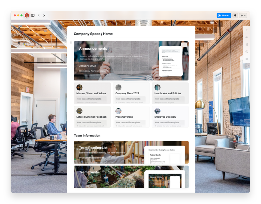 Craft Docs Screenshot #0