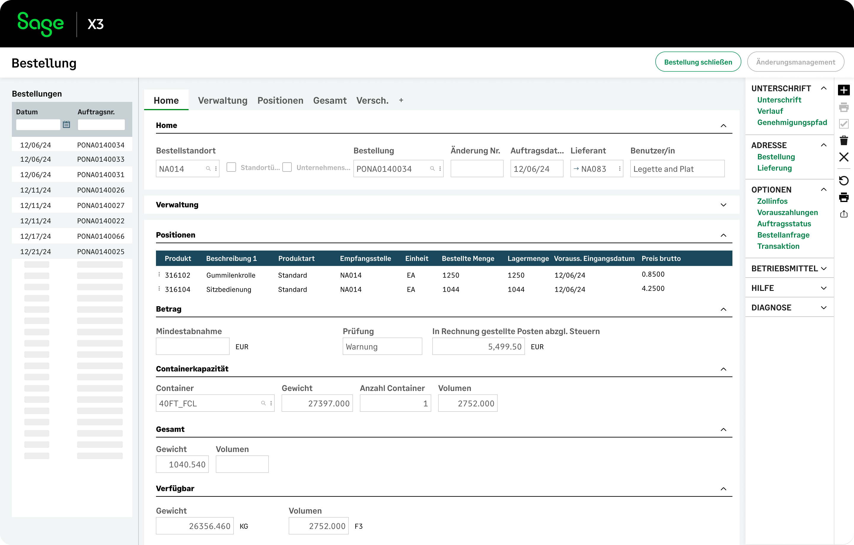 Sage X3 Screenshot #0