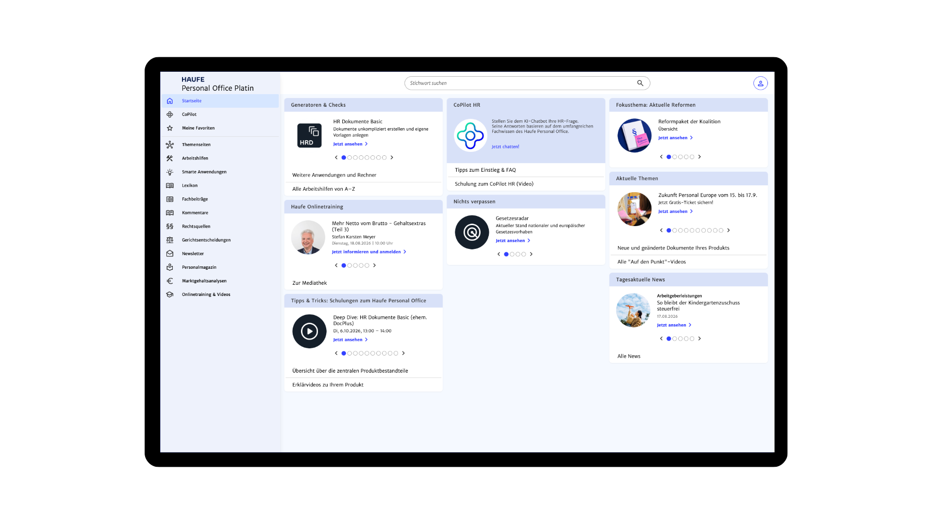 Haufe Personal Office Screenshot #0