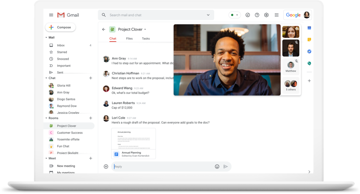 Google Meet Screenshot