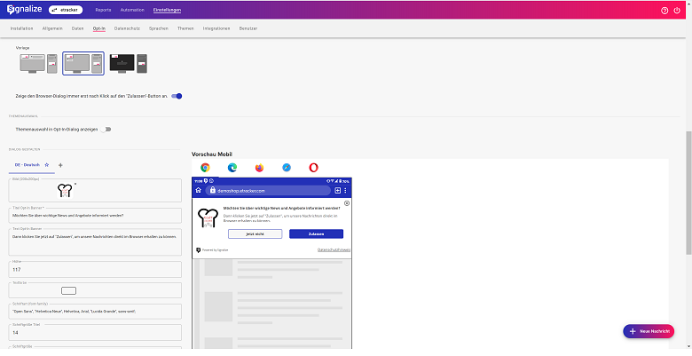 Signalize Screenshot #0