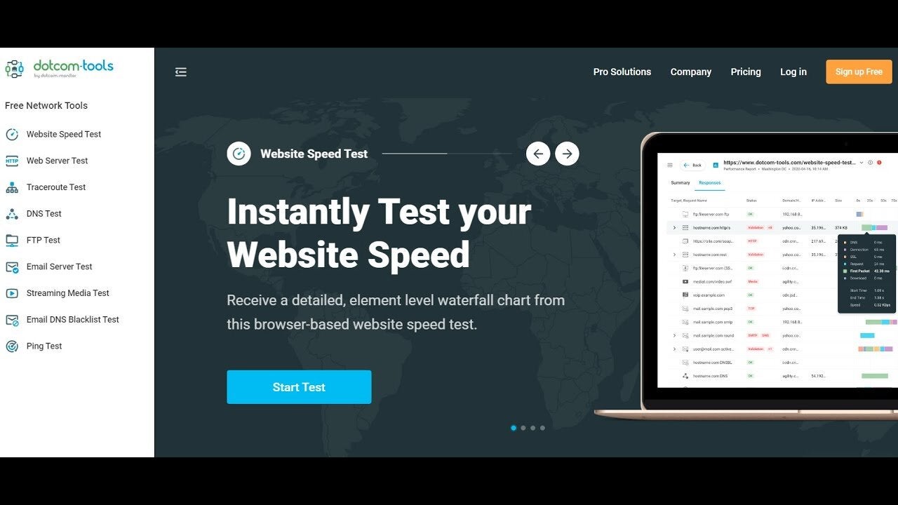 Website Speed Test Screenshot #0