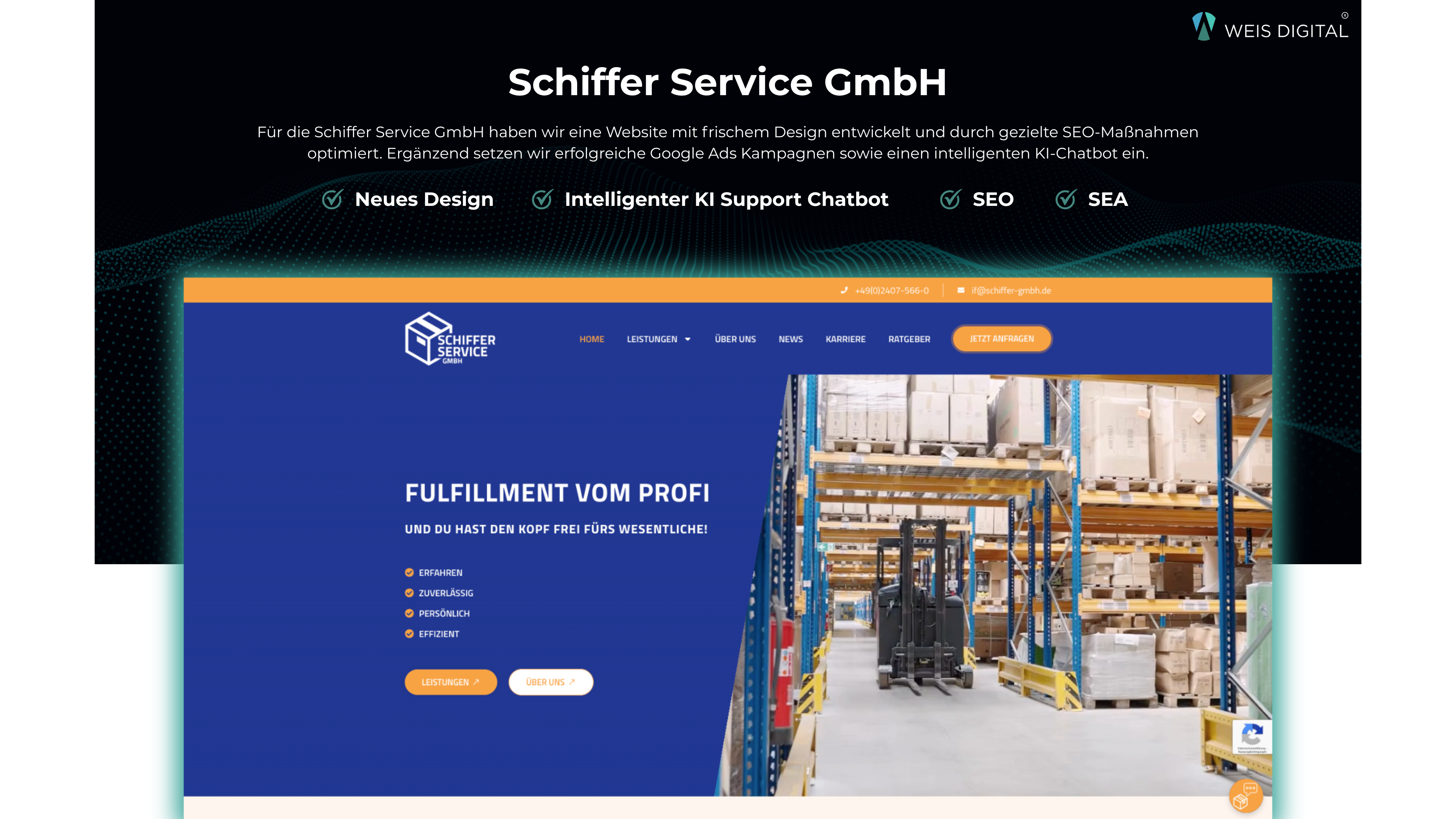 Weis Digital Projekte & Portfolio Screenshot #3
