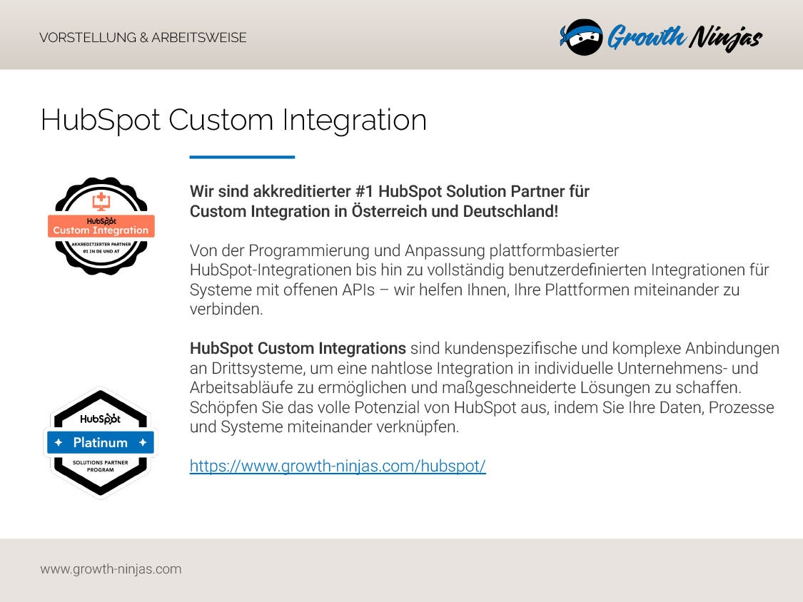 Growth Ninjas Projekte & Portfolio Screenshot #1