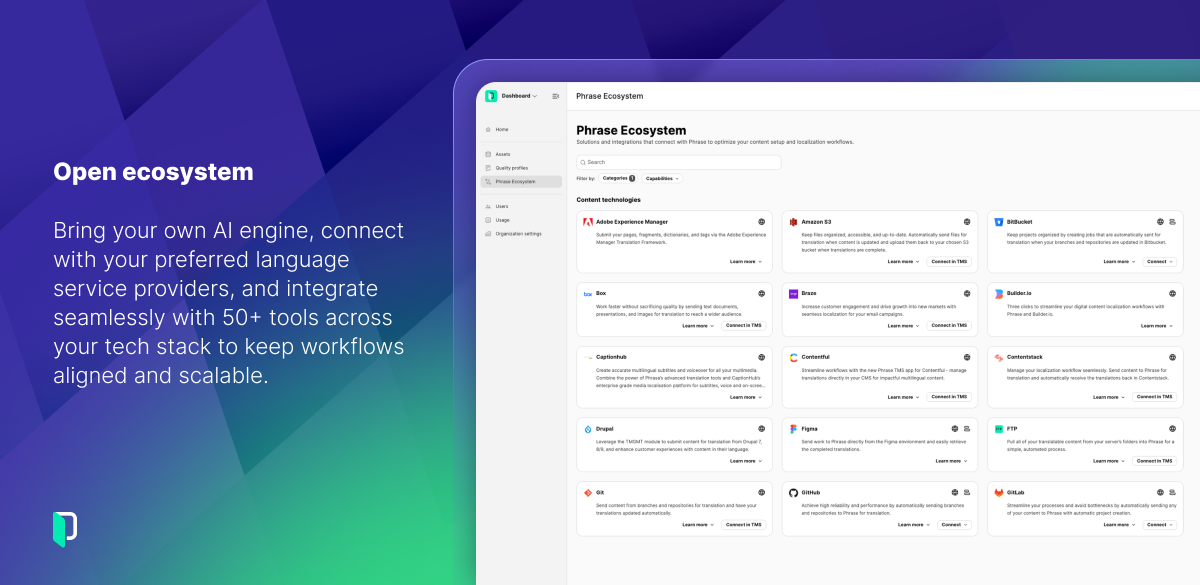 Phrase Localization Platform Screenshot #0