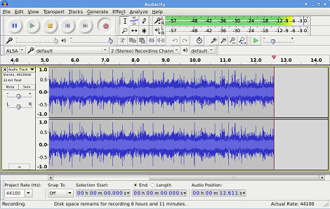 Audacity Screenshot #0