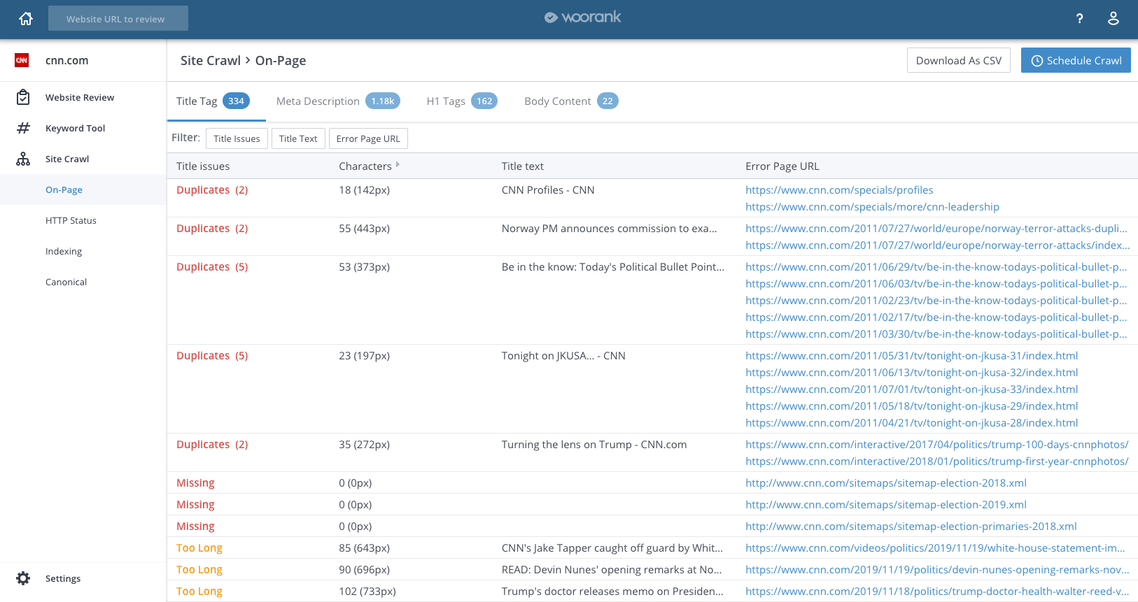 WooRank Screenshot #0