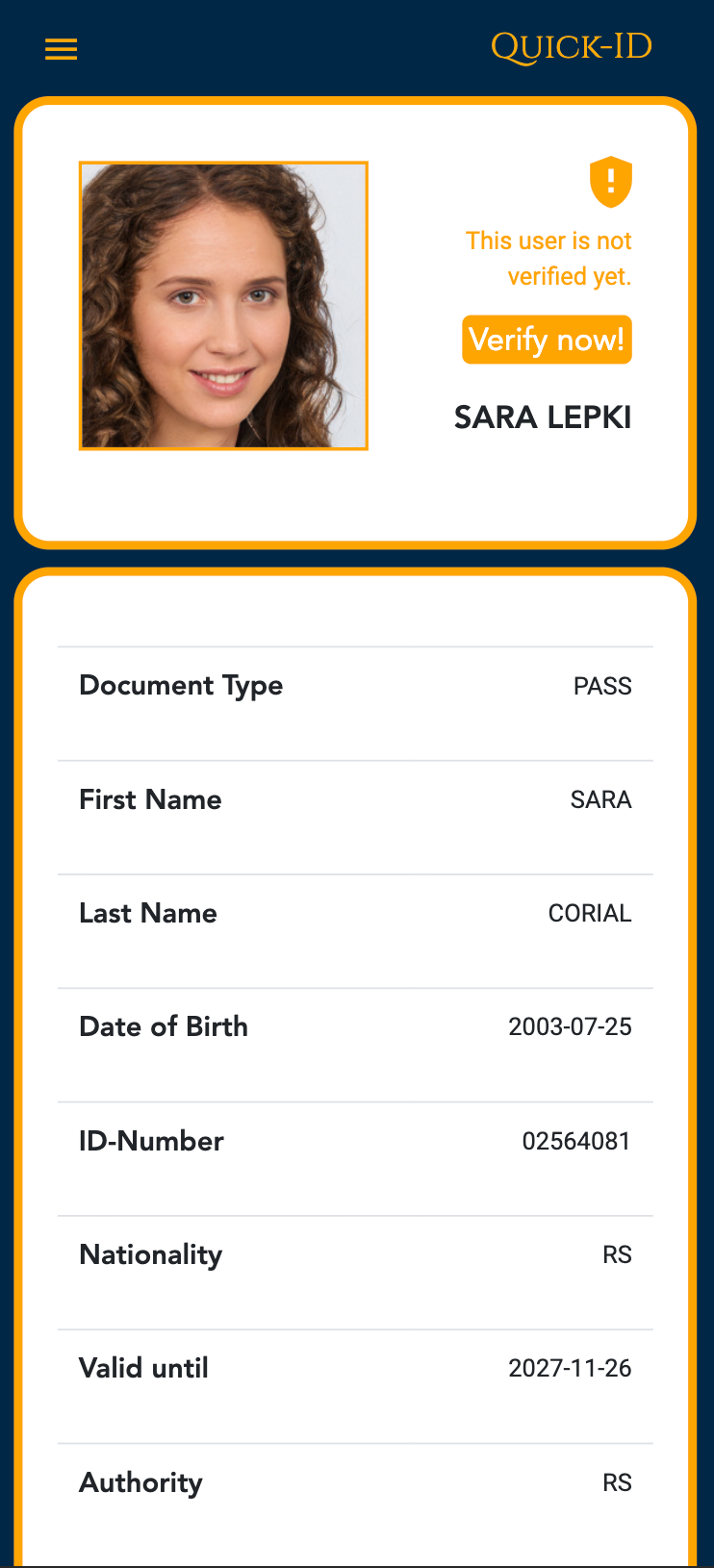 Quick-ID Screenshot #0