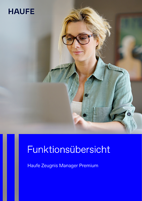 Haufe Zeugnis Manager Funktionen