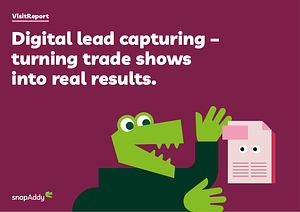 Digital lead capture – VisitReport by snapAddy