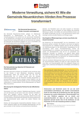 Case Study Neuenkirchen-Vörden