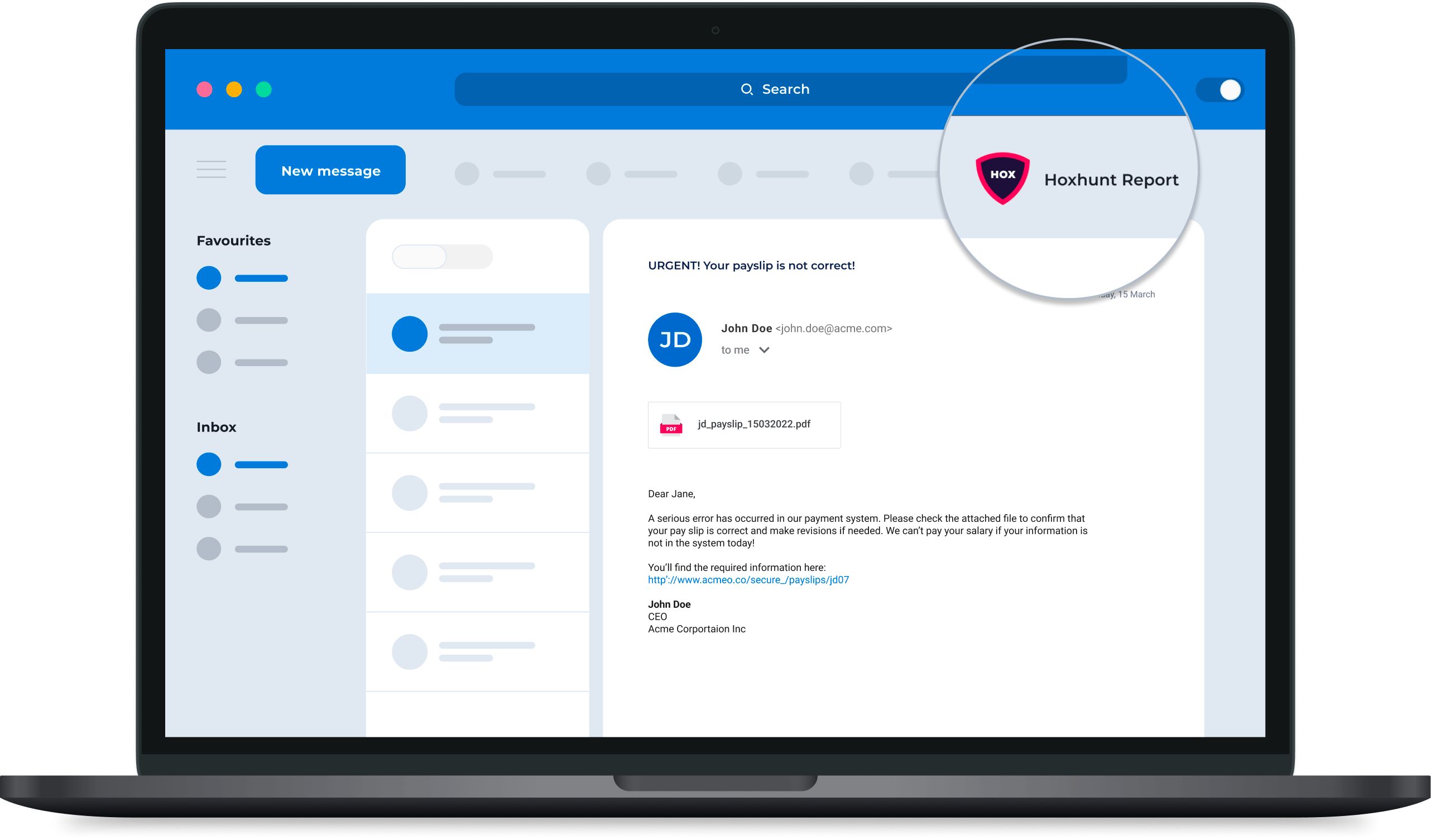 Hoxhunt Security Awareness Training Screenshot #0