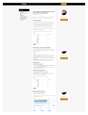 Case Study Tenios: Von unsichtbar zu Platz 1 in 3 Monaten