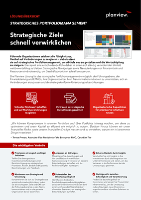 Strategische Ziele schnell verwirklichen