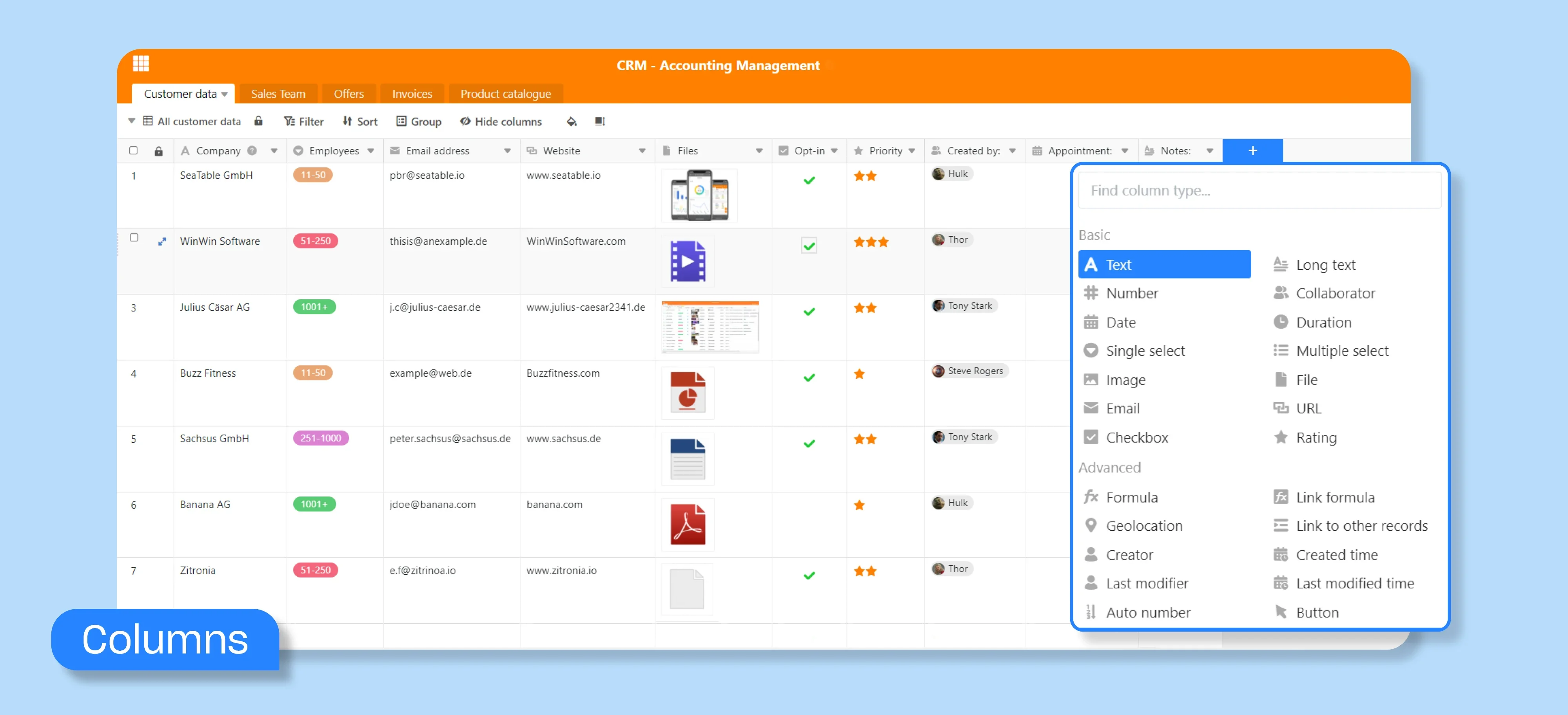 SeaTable Screenshot #0