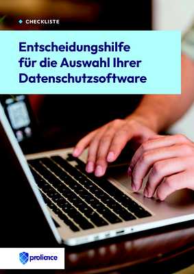 Checkliste: Datenschutzsoftware Entscheidung